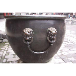 湘西大型纯铜大缸-大型纯铜大缸定制-世隆雕塑