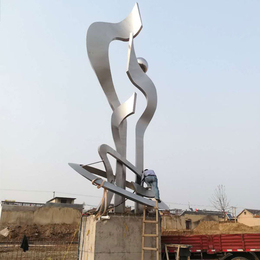 园林不锈钢雕塑定做-济南京文雕塑-吐鲁番园林不锈钢雕塑
