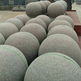 玖磊石材-挡车石球-50公分挡车石球多少钱一个