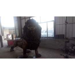 做工精细(图)-欧式青铜狮子雕塑-毕节市青铜狮子