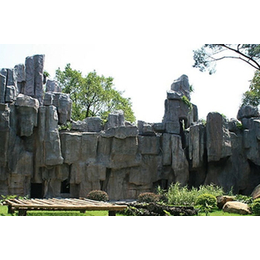 果洛水泥假山-考尔德景观雕塑制作-英石水泥假山盆景