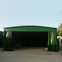 安陆市中恒达定制简易停车雨棚 大排档推拉雨篷 户外遮阳雨篷