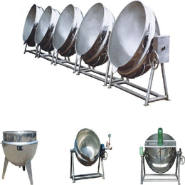 夹层锅制造商-诸城神龙-电加热式导热油锅夹层锅制造商