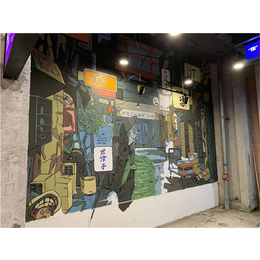 就选物未文创(图)-艺术餐厅墙绘多少钱一平-衢州艺术餐厅墙绘