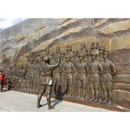澳腾精密铸造铜雕(多图)-济宁商业街人物铜雕塑图片