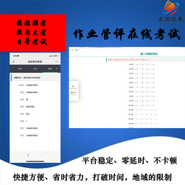 电子作业系统厂家供应 兴山县无纸化考试系统