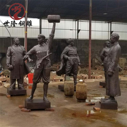 龙岩大型校园人物铜雕塑订做全国发货
