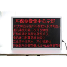PM2.5监测公示LED屏-驷骏精密设备工业屏