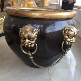 铜缸-汇丰铜雕-庭院养花铜缸