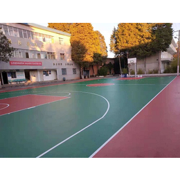 磊宏硅pu篮球场地坪-室外篮球场地坪做法-玉溪室外篮球场地坪