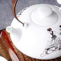 陶瓷茶具-江苏高淳陶瓷公司-陶瓷茶具订做厂家