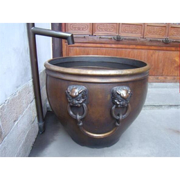 世隆铜雕-湖北铜水缸定制