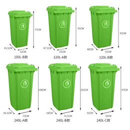 室外垃圾分类箱多岁钱一个-垃圾分类箱-金迈科logo可定制