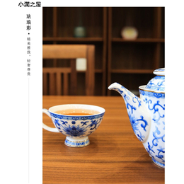 江苏高淳陶瓷(图)-珐琅茶具厂家-珐琅茶具