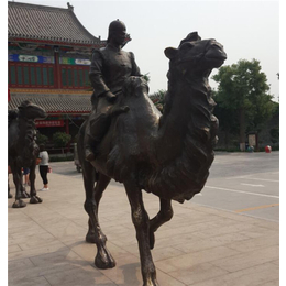 世隆雕塑-重庆大型纯铜骆驼雕塑-大型纯铜骆驼雕塑铸造厂
