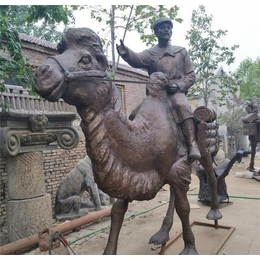 世隆雕塑-盐城骆驼铜雕塑厂家