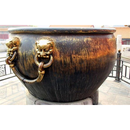 世隆雕塑公司-铜大缸雕塑