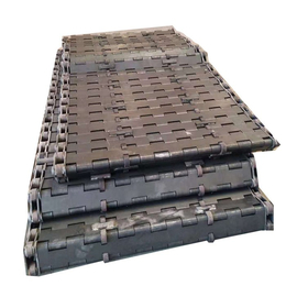 高温金属板链板输送机-唐山输送机-冲孔板状链板输送机(图)
