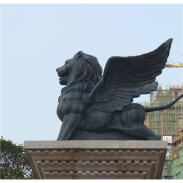 3米故宫铜狮-新精工纯铜雕塑-三明故宫铜狮