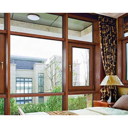 灵石铝包木门窗- 馨海门窗工程-铝包木门窗哪家好