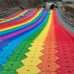 景区里的大型游乐设备 网红滑道 打造全新彩虹滑道 大型滑梯