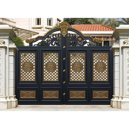吉林铝合金庭院门-真意护栏品质的保证-铝合金室外庭院门