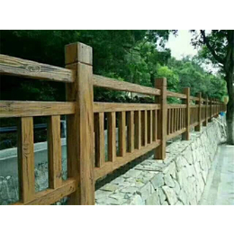 水泥仿木栏杆-佛山易商量装饰工程-水泥仿木栏杆生产