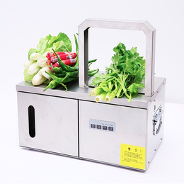 鲁强蔬菜捆扎机(图)-自动感应束带扎捆机-扎捆机