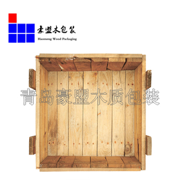 青岛木箱批发商花格箱围板箱钢带箱全包物流运输使用方便快捷