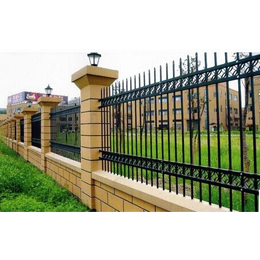 锌钢护栏铁艺护栏网庭院厂区铁珊栏围墙护栏金栏