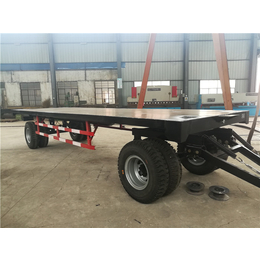 平板拖车-胡杨机械厂家*-20吨重型平板拖车